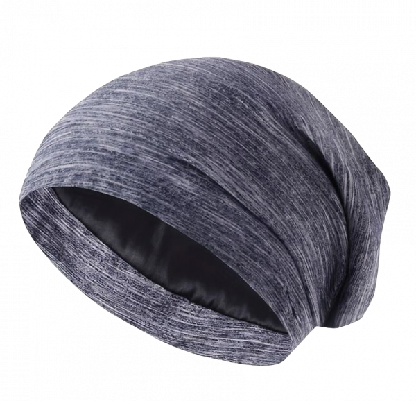 Mütze graublau meliert