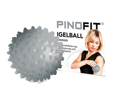 Igelball - Noppenball weich grau 8 cm