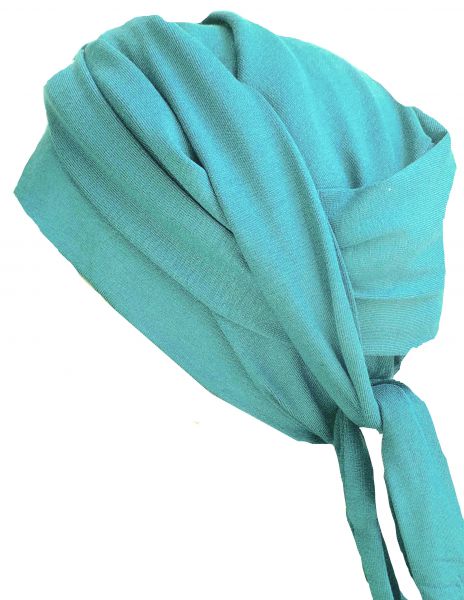 Wickelturban helles türkis